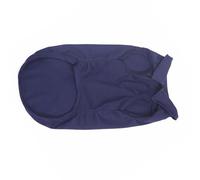 Chien Chemise Faux Collier pour Animaux De Compagnie T-Shirt Élégant Tous Correspondant pour Animaux De Compagnie Doux Chaud Pet Tenue pour Teddy Caniche Bichon Acrylique Tissu (Bleu Marine)