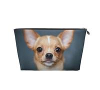 Chien Chihuahua drôle et Mignon, Trousse de Toilette Trousse de Maquillage Sac à cosmétiques Trousse de Toilette de Voyage Portable