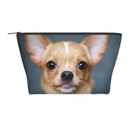 Chien Chihuahua drôle et Mignon, Trousse de Toilette Trousse de Maquillage Sac à cosmétiques Trousse de Toilette de Voyage Portable
