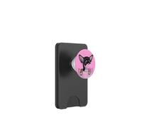 Chien Chihuahua Noir avec Bubble-Gum dans la Poche PopSockets PopWallet pour MagSafe