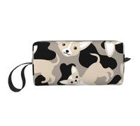 Chien Chihuahua, Trousse de Maquillage Trousse à cosmétiques Trousse de Toilette de Voyage Portable Pochette de Maquillage