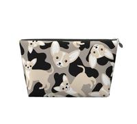 Chien Chihuahua, Trousse de Toilette Trousse de Maquillage Sac à cosmétiques Trousse de Toilette de Voyage Portable