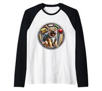 Chien chinois Shar-Pei pour la rentrée scolaire Manche Raglan