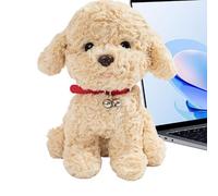Chien chiot robotique - Jouet en peluche de 25 cm, chien robot interactif qui marche et parle pour , filles, adolescents, garçons, simulation réaliste d'animaux de compagnie, plaisir créatif
