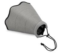 Chien Confortable - Collier de récupération gonflable, protège-nuque doux, aide légère à la des caresses, protection anti-morsures contre les éraflures, tampon en tissu doux, outils