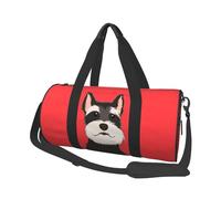 Chien Copain Schnauzer, Sac de Voyage de Grande capacité, Sac à Main Rond, Sac de Voyage de Sport, fourre-Tout, Sac de Fitness