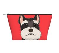 Chien Copain Schnauzer, Trousse de Toilette Trousse de Maquillage Sac à cosmétiques Trousse de Toilette de Voyage Portable