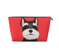 Chien Copain Schnauzer, Trousse de Toilette Trousse de Maquillage Sac à cosmétiques Trousse de Toilette de Voyage Portable