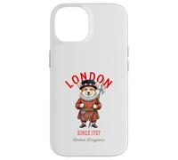 Chien Corgi Mignon Tour de Londres Gardien Grande-Bretagne Angleterre Coque pour iPhone 14