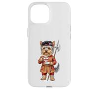 Chien Corgi Mignon Tour de Londres Gardien Grande-Bretagne Angleterre Coque pour iPhone 15