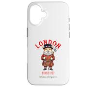 Chien Corgi Mignon Tour de Londres Gardien Grande-Bretagne Angleterre Coque pour iPhone 16