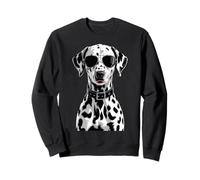 Chien Dalmatien Cool Portant des Lunettes de Soleil drôle Pet Art Sweatshirt