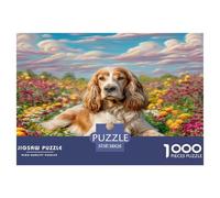 Chien d'animal de Compagnie Mignon Puzzle De 1000 Pièces : Amusez-Vous Seul Ou en Groupe - Idéal pour Les Amateurs De Puzzles !
