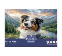 Chien d'animal de Compagnie Mignon Puzzle De 1000 Pièces : Stimulez La Mémoire chez Les Adultes avec Une Activité Ludique Et Utile