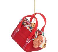 Chien dans un sac à main Boule de Noël - Sass & Belle