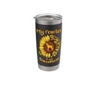 Chien d'arrêt anglais est mon rayon de soleil Tournesol Gobelet isotherme en acier inoxydable double paroi