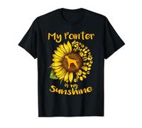 Chien d'arrêt Anglais est Mon Rayon de Soleil Tournesol T-Shirt