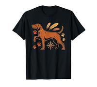 Chien D'arrêt Chasseur Vizsla D'oiseau Chasse À La Plume T-Shirt