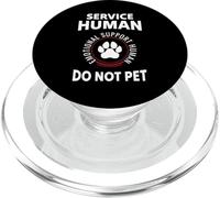 Chien d'assistance Humain Do Not Pet Funny Design PopSockets PopGrip pour MagSafe
