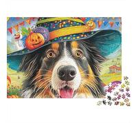 Chien de Berger 1000 Pièces sorcière australienne Puzzle pour Adultes Carton Résistant Anti-Stress Stimuler l'esprit pour Débutants pour Cadeaux Corporatifs 70x50cm/1000pcs