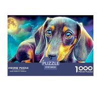 Chien de Berger Allemand (5)_3 1000 Pièces Puzzle Jeu Éducatif Créatif Fantastique Jigsaws Belle Décoration Puzzle pour Adultes Et Enfants 38x26cm/1000pcs