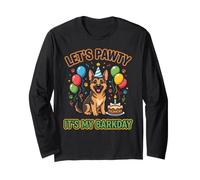 Chien de Berger Allemand Anniversaire pour Animaux de Manche Longue