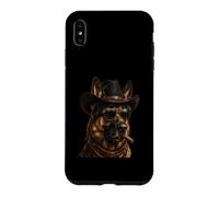 Chien De Berger Allemand Au Look Western Designe Cowboy Coque pour iPhone XS Max