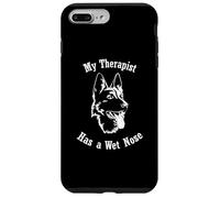 Chien de berger allemand Mon thérapeute a le nez mouillé Coque pour iPhone 7 Plus/8 Plus