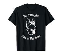 Chien de Berger Allemand Mon thérapeute a Le Nez mouillé T-Shirt