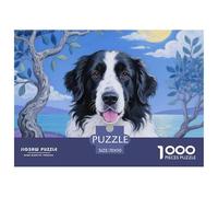 Chien de Berger Anglais Ancien Puzzle 1000 Pièces Art Collection Chien de Compagnie Illustration Colorée Adultes Et Enfants Dès 14 Ans70x50cm/1000pcs