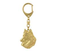 Chien De Berger Belge - Porte-Clés Doré Avec Chien, Accessoire De Sac À Main