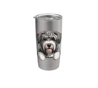 Chien de berger polonais des basses terres mignon regardant PON amoureux des chiens Gobelet isotherme en acier inoxydable double paroi