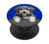 Chien de Berger polonais des Basses Terres Mignon regardant PON Amoureux des Chiens PopSockets PopGrip Adhésif
