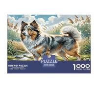 Chien de Berger polonais des Basses Terres Puzzle De 1000 Pièces pour Adultes Et Enfants À Partir De 12 Ans Jeu Cadeau Unique De Qualité Supérieure Décoration De La Maison 38x26cm/1000pcs
