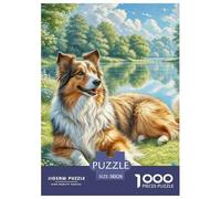 Chien de Berger polonais des Basses Terres Puzzles De 1000 Pieces pour Adultes Classiques pour Jeux Et Activités Familiales Stimulantes, Jeu Familial 38x26cm/1000pcs