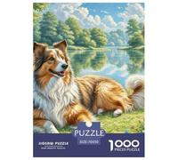 Chien de Berger polonais des Plaines Puzzles 1000 Pièces pour Adultes sur Le Thème De Classique Difficile Et Stimulant Parfait Les Amateurs Art 70x50cm/1000pcs