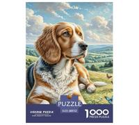 Chien de Charles Le Cavalier 1000 Pièces Puzzles pour Adultes Et Enfants sur Le Thème De Premium Quality Cadeau Stimulant Activité Familiale Parfaite Jeu Relaxant 52x38cm/1000pcs