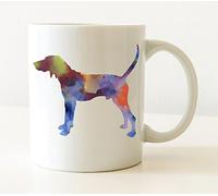 Chien De Chasse Au Raton Laveur Treeing Walker Mug Unique Tasse À Thé Drôle Tasse À Café Idée Cadeau Pour Anniversaire Collègue Bureau 330Ml
