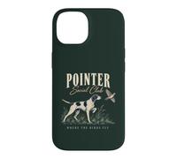 Chien de Chasse aux Oiseaux Pointer où volent Les Oiseaux Coque pour iPhone 14