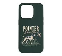 Chien de Chasse aux Oiseaux Pointer où volent Les Oiseaux Coque pour iPhone 15 Pro