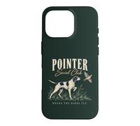 Chien de Chasse aux Oiseaux Pointer où volent Les Oiseaux Coque pour iPhone 16 Pro