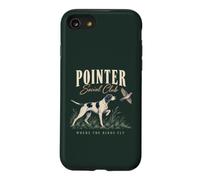 Chien de Chasse aux Oiseaux Pointer où volent Les Oiseaux Coque pour iPhone SE (2020) / 7/8