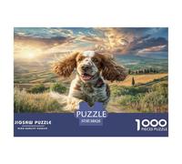 Chien de Compagnie 1000 Pièces Puzzle pour Adultes Jeux Éducatifs Puzzle Anti-Stress Cultiver l'esprit D'équipe Cadeaux pour Adultes 38x26cm/1000pcs