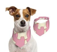 Chien de Compagnie de Dessin animé Scottish Terrier,Bandanas pour Chien, écharpe en Coton, Bavoirs réglables pour Animaux de Compagnie,L