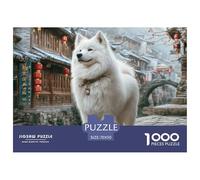 Chien de Compagnie Mignon 1000 Pièces Puzzle Jeu Puzzles Classiques Impossible Puzzle Papier Un Cadeau pour Adultes Et Enfants 70x50cm/1000pcs