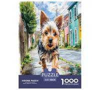 Chien de Compagnie Mignon 1000 Pièces Puzzle pour Enfants À Partir De 14 Ans, Parfait pour Les Amateurs De Puzzles, Cadeau, Stimulant, Jeu Éducatif, Qualité Premium 38x26cm/1000pcs