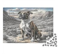 Chien de Compagnie Mignon Puzzle 1000 Pièces Adulte Enfants Dès 14 Ans Sentinelle du désert Papier Classique Qualité Supérieure Cadeau d'anniversaire Jeu De Famille 70x50cm/1000pcs