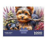 Chien de Compagnie Mignon Puzzle 1000 Pièces Larges Qualité Supérieure, Unicité, séparé Format... Cadeau de Noël idéal pour Adolescents (14+) et Adultes 70x50cm/1000pcs