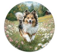 Chien de Compagnie Mignon Puzzle De 1000 Pièces pour Filles Bricolage Classiques Parfait Encastrement Qualité Supérieure Impossible' Difficile Entertainment 1000pcs (67.5x67.5cm)