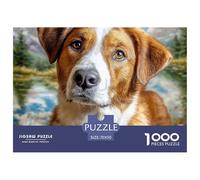 Chien de Compagnie Mignon Puzzle Défi De 1000 Pièces Qualité Supérieure, Unicité, Jeu De Puzzle Difficile, Cadeau De Noël pour Filles/garçons, Adultes Et Personnes De Plus De 14 Ans 70x50cm/1000pcs